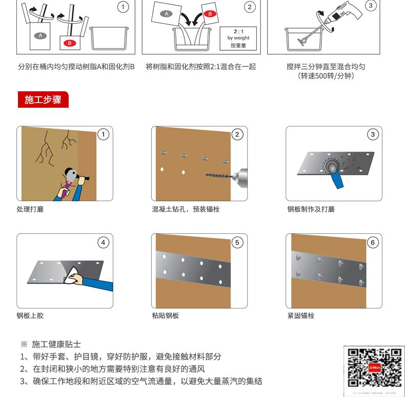 包钢莲都粘钢加固施工过程